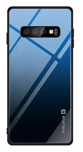 Tagakaaned Evelatus    Samsung    A7 2018 Gradient Glass Case 7    Sea Depth hind ja info | Telefoni kaaned, ümbrised | kaup24.ee