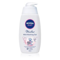 Nivea Baby Micellar dušigeel lastele 500 ml hind ja info | Kehakreemid, losjoonid | kaup24.ee