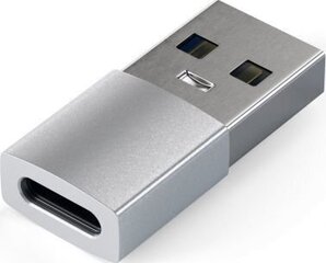 Адаптер USB-A в USB-C от Satechi, замените стандартный USB порт на USB-C, серебристый   цена и информация | Адаптеры и USB-hub | kaup24.ee