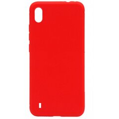 Tagakaaned Evelatus    Samsung    A10 Soft Touch Silicone    Red hind ja info | Telefoni kaaned, ümbrised | kaup24.ee