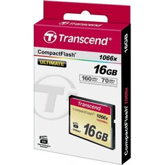 Mälukaart Transcend 16GB CF hind ja info | Fotoaparaatide mälukaardid | kaup24.ee