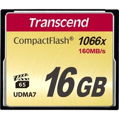 Mälukaart Transcend 16GB CF hind ja info | Fotoaparaatide mälukaardid | kaup24.ee