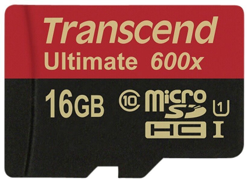 Mälukaart Transcend microSDHC 16 GB + SD adapter hind ja info | Mobiiltelefonide mälukaardid | kaup24.ee