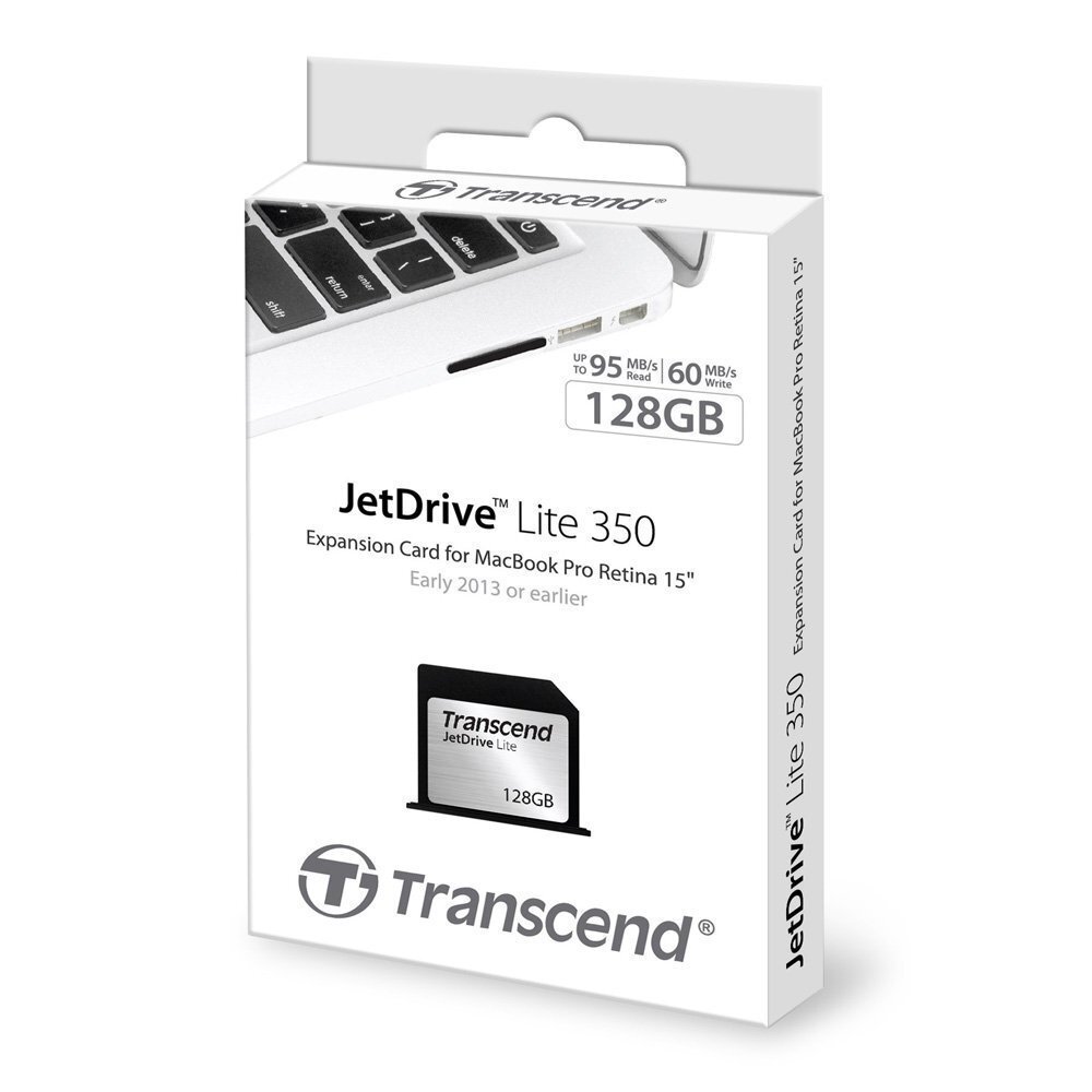 Mälukaart Transcend JetDrive Lite 350 128GB, sobib Apple MacBookPro Retina цена и информация | Fotoaparaatide mälukaardid | kaup24.ee