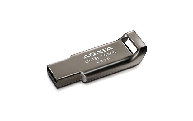 Mälupulk Adata UV131 64GB, USB 3.0, must hind ja info | Mälupulgad | kaup24.ee