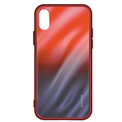 Evelatus iPhone XR Water Ripple Gradient Color Anti-Explosion Tempered Glass Case Gradient Red-Black цена и информация | Чехлы для телефонов | kaup24.ee