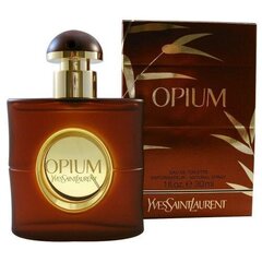 <p>Позвольте <strong>100% оригинальным Женская парфюмерия Yves Saint Laurent Opium EDT (30 ml)</strong> удивить вас и создайте женственный образ, используя эти эксклюзивные <strong>женские духи </strong>с уникальным, индивидуальным ароматом. Откройте для себя <strong>100% оригинальные продукты Yves Saint Laurent</strong>!</p><br /><ul><li>Мощность: 30 ml</li><li>Тип: EDT (Eau de Toilette)</li><li>Пол: Женщина</li><li>Название аромата: Opium</li></ul> цена и информация | Женские духи | kaup24.ee