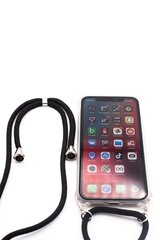 Evelatus iPhone 11 Pro Case with rope Black Transparent цена и информация | Чехлы для телефонов | kaup24.ee