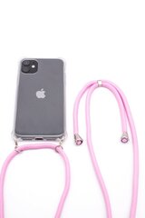 Evelatus iPhone 11 Pro Case with rope Pink Transparent цена и информация | Чехлы для телефонов | kaup24.ee