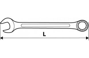 Ключ комбинированный, 14x180 мм цена и информация | Механические инструменты | kaup24.ee