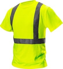 Яркая футболка, жёлтый цвет, M/50 цена и информация | Рабочая одежда | kaup24.ee