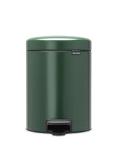 Мусорный бак Brabantia Newlcon с педалью newIcon, 5 л, цвет Pine Green цена и информация | Мусорные баки | kaup24.ee