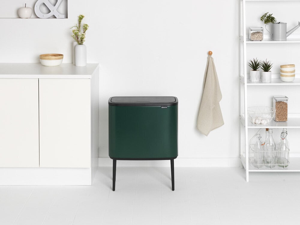 Brabantia Bo Touch prügikast 36L, männi roheline hind ja info | Prügikastid | kaup24.ee