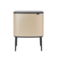 Мусорный бак Brabantia Touch Bin Bo, 36 л, цвет Champagne цена и информация | Мусорные баки | kaup24.ee