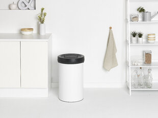 Brabantia корзина для мусора Big Bin, 60 л, белая цена и информация | Мусорные баки | kaup24.ee