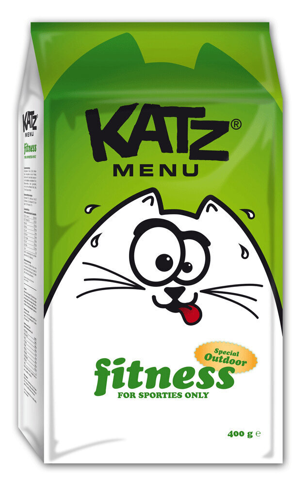 Kuivtoit kassidele KATZ MENU FITNESS 400gr цена и информация | Kuivtoit kassidele | kaup24.ee