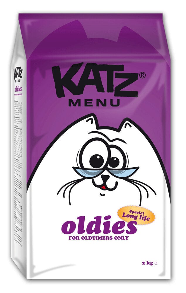 Kuivtoit kassidele KATZ MENU OLDIES 2kg hind ja info | Kuivtoit kassidele | kaup24.ee