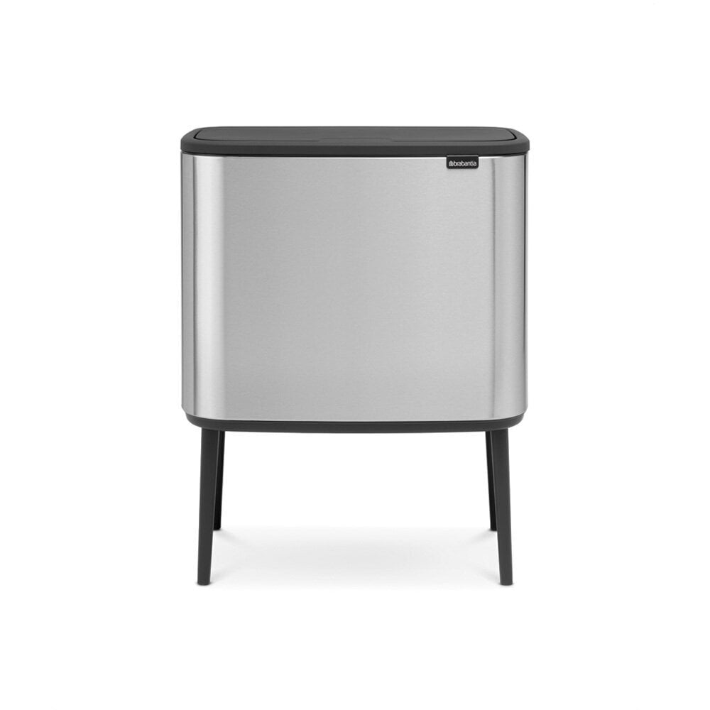 Brabantia Bo Touch puutetundlik prügikast 36L, matt teras, näpujäljekindel цена и информация | Prügikastid | kaup24.ee