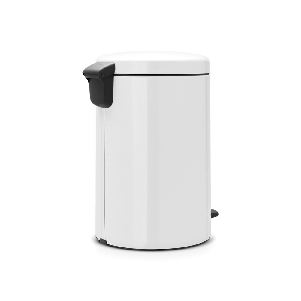 Brabantia NewIcon pedaaliga prügikast 12L, metall ämbriga, valge hind ja info | Prügikastid | kaup24.ee