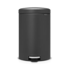 Brabantia NewIcon pedaaliga prügikast 20L, Mineral Infinite Grey цена и информация | Мусорные баки | kaup24.ee