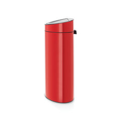 Brabantia Touch Bin puudutusele avanev prügikast 40L, punane hind ja info | Prügikastid | kaup24.ee