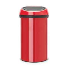 Мусорный бак Brabantia Touch Bin, 60 л, цвет Passion Red цена и информация | Мусорные баки | kaup24.ee