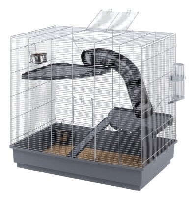 FERPLAST puur rotile Jenny, 80 x 50 x 79,5 xm, hall hind ja info | Puurid ja tarvikud väikeloomadele | kaup24.ee