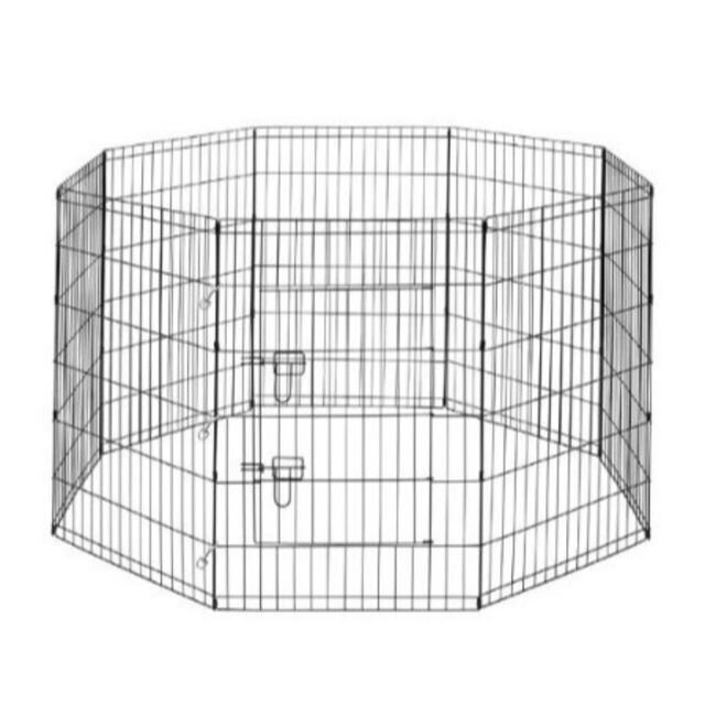 SAVIC DOG PARK 3 aedik 61 x 107 cm, tsink, 8 paneeli цена и информация | Transportkorvid, puurid | kaup24.ee