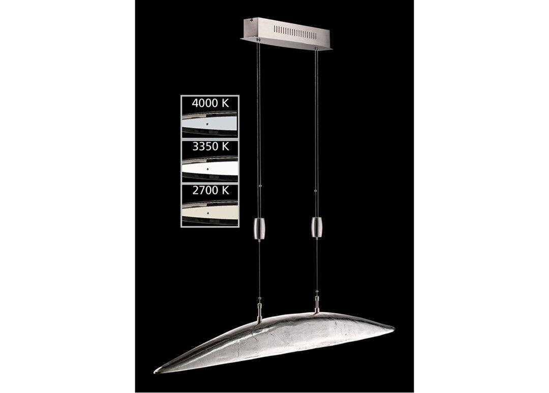 Laelamp Colar LED, nikkel hind ja info | Rippvalgustid | kaup24.ee
