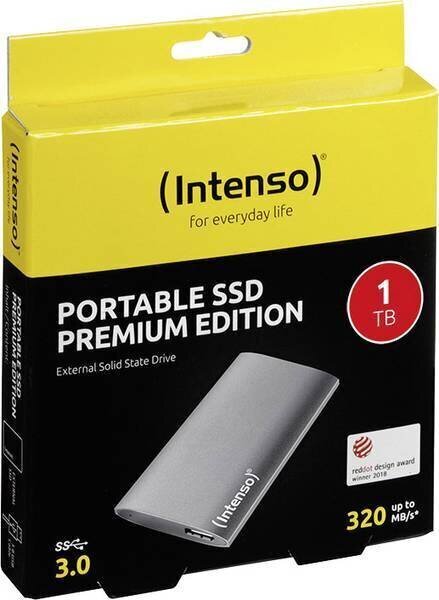 INTENSO 1TB USB 3.0 1,8 3823460 hind ja info | Välised kõvakettad (SSD, HDD) | kaup24.ee