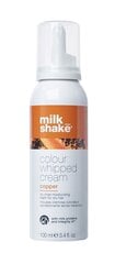 Milkshake COLOUR WHIPPED CREAM Juustesse jäetav kaitsev hooldusvaht kõikidele juuksetüüpidele 100 ml, Copper цена и информация | Краска для волос | kaup24.ee