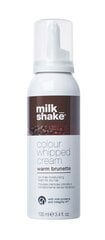 Milkshake COLOUR WHIPPED CREAM Juustesse jäetav kaitsev hooldusvaht kõikidele juuksetüüpidele 100 ml, Warm Brunette цена и информация | Краска для волос | kaup24.ee