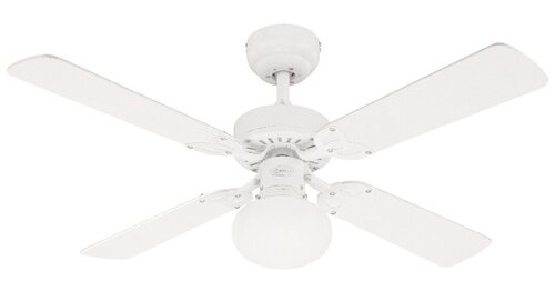 VEGAS Ø105 cm valge laeventilaator hind ja info | Ventilaatoriga valgustid | kaup24.ee