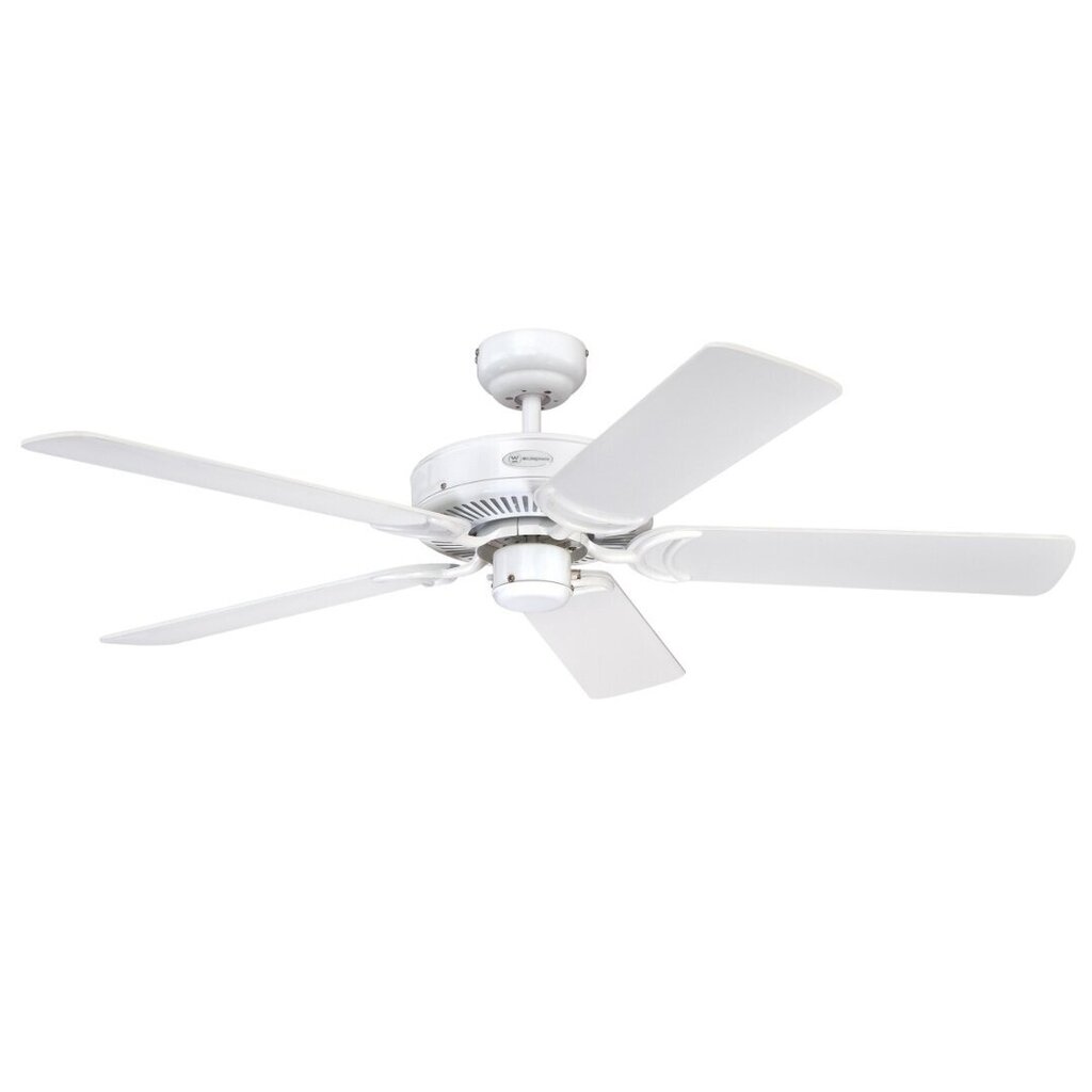 MONARCH Ø122 cm, valge, ilma valgustita laeventilaator hind ja info | Ventilaatoriga valgustid | kaup24.ee