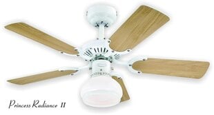 Westinghouse вентилятор светильник Princess radiance цена и информация | Светильники-вентиляторы | kaup24.ee