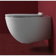 Seinale kinnitatav WC-pott Simas Vignoni Soft Close kaanega hind ja info | WС-potid | kaup24.ee