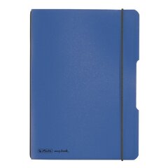 Блокнот Herlitz My.Book Flex Colour А5 40л клетка пластиковая обложка синий цена и информация | Тетради и бумажные товары | kaup24.ee