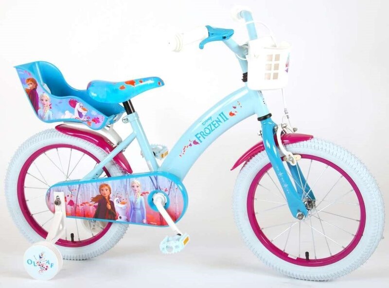 Tüdrukute jalgratas Disney Frozen 2, 16" hind | kaup24.ee
