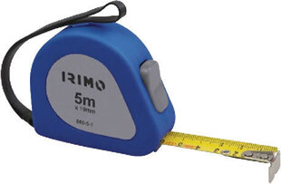 Рулетка измерительная Irimo, 5 м x 19  мм  цена и информация | Механические инструменты | kaup24.ee