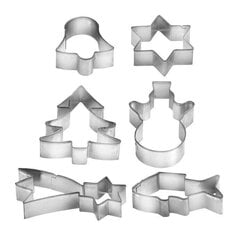 Piparkoogivormid Tescoma Delicia 6tk цена и информация | Формы, посуда для выпечки | kaup24.ee