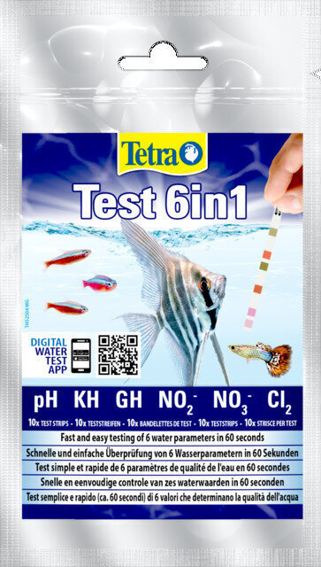 TETRA TEST 6IN1 N10 hind ja info | Akvaariumid ja seadmed | kaup24.ee