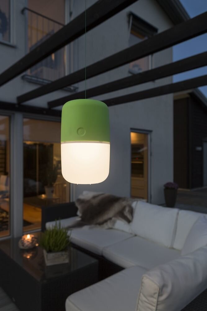 Konstsmide Solarlamp Assisi USB, roheline hind ja info | Aia- ja õuevalgustid | kaup24.ee