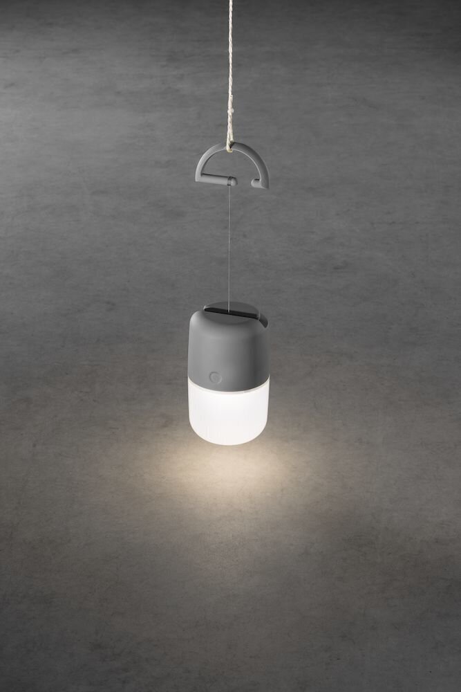 Konstsmide Solarlamp Assisi USB, tumehall цена и информация | Aia- ja õuevalgustid | kaup24.ee