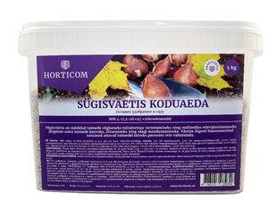 Sügisväetis koduaeda Horticom 5kg цена и информация | Рассыпчатые удобрения | kaup24.ee