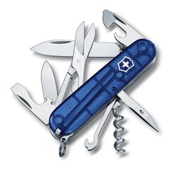 Victorinox Climber, sinine läbipaistev hind ja info | Taskunoad, multifunktsionaalsed tööriistad | kaup24.ee