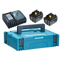 Аккумулятор Makita 197624-2; 18 V; 2x5,0 Ah; Li-ion цена и информация | Зарядные устройства для аккумуляторов | kaup24.ee