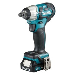 Akulöökmutrikeeraja Makita TW161DSA, 12V MAX / 2x2,0AH, 1/2, 165 Nm, BL-Mootor цена и информация | Шуруповерты, дрели | kaup24.ee