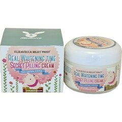 Elizavecca Milky Piggy Real Whitening Time Secret Pilling kooriv valgendav näokreem 100 g hind ja info | Näopuhastusvahendid | kaup24.ee