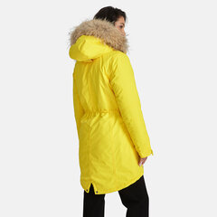 Huppa женская зимняя парка с натуральным мехом VIVIAN 1, желтая цена и информация | Женские куртки | kaup24.ee