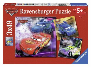 Пазл Ravensburger 3х49 шт Машинки цена и информация | Пазлы | kaup24.ee